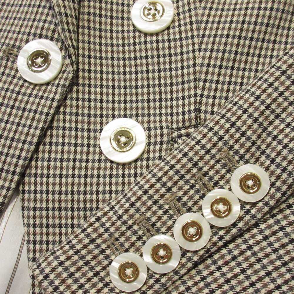 Veronica Beard Faithon Dickey Blazer in Camel Multi Crochet Trim Jacket 0 - Picture 3 of 9